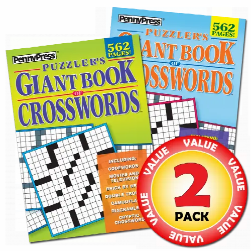 Penny Press Puzzler's Giant Book of Crosswords 2-Pack (Paperback) - Image 1