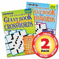 Penny Press Puzzler's Giant Book of Crosswords 2-Pack (Paperback)