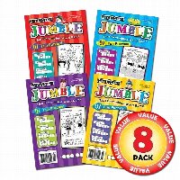 Penny Dell Favorite Jumble Puzzle 8-Pack (Paperback)