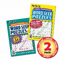 Penny Dell Favorite Family Favorites Word Seek Puzzles 2-Pack (Paperback)
