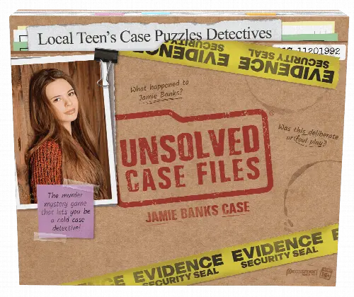 Pressman Unsolved Case Files: Jamie Banks - Murder Mystery Game - Image 1