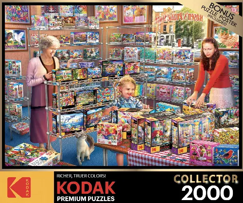 Kodak Collector 2000 Piece Jigsaw Puzzle - Rosens Puzzle Store - Image 1