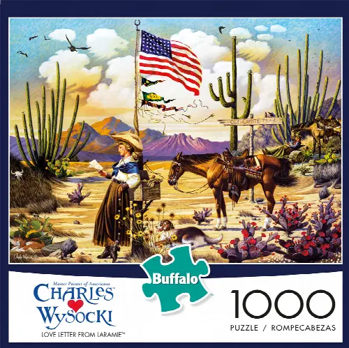 Buffalo Games - Charles Wysocki - Love Letter from Laramie - 1000 Piece Jigsaw Puzzle - Image 1