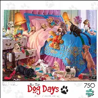 Buffalo Games - Dog Days - A Roomful of Naughty Puppies - 750 Piece Jigsaw Puzzle