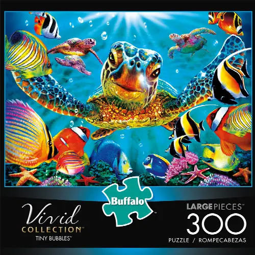 Buffalo Games 300-Piece Vivid Collection Tiny Jigsaw Puzzle - Image 1