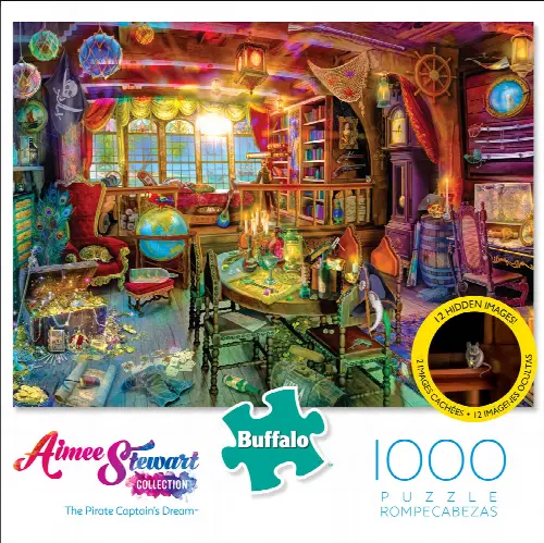 Buffalo Games Aimee Stewart - The Pirate Captain's Dream - 1000 Pieces Jigsaw Puzzle - Image 1