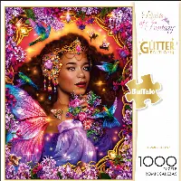 Buffalo Games Josephine Wall Glitter Edition - Summer Queen - 1000 Pieces Jigsaw Puzzle