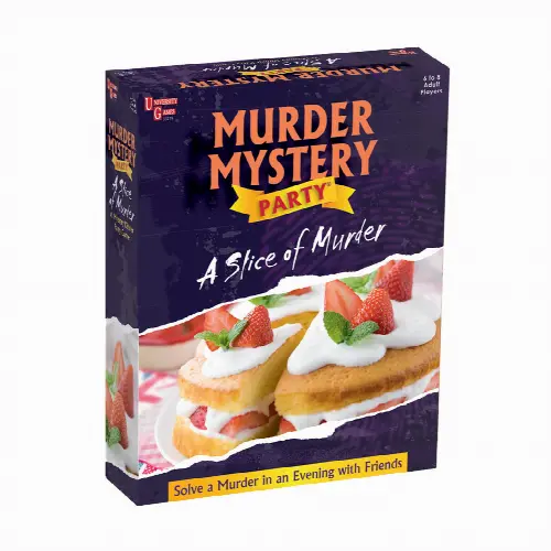 University Games a Slice of Murder - Murder Mystery Party Board Game - Image 1