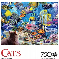 Buffalo Games Cats - Aquatic Fantasies 750 Pieces Jigsaw Puzzle