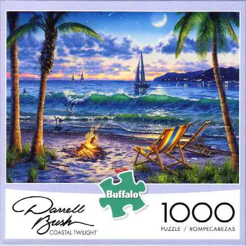 Buffalo Games - Darrell Bush - Coastal Twilight - 1000 Piece Jigsaw Puzzle - Image 1