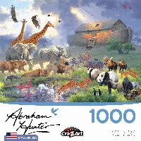 Abraham Hunter 1000 Piece Jigsaw Puzzle - the Ark and Friends