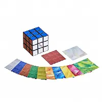 Rubik's Cube 3x3 Puzzle, Original Rubik's Product, Includes Removable Mod Stickers to Customize, Toy for Kids Ages 8 and Up