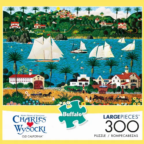 Buffalo Games Charles Wysocki - Old California 300 Pieces Jigsaw Puzzle - Image 1