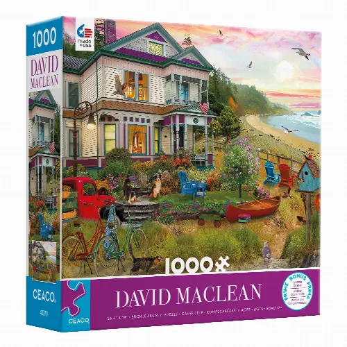 Ceaco - David Maclean - Oceanside Living - 1000 Piece Jigsaw Puzzle - Image 1