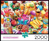 Buffalo Games - Delicious Desserts - 2000 Piece Jigsaw Puzzle