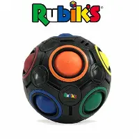 Rubik's Cube Rainbow Ball Color Matching Puzzle, Fun Addictive Educational Toy Gift for Adults & 4+ Kids, Develop Hands-On, Memory, Critical Thinking & Problem Solving Skills (Black)