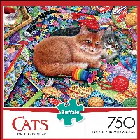 Buffalo Games Cats Puzzling Problem 750 Pieces Jigsaw Puzzle