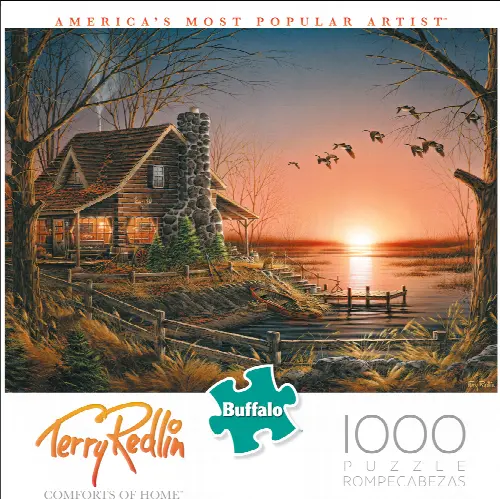 Buffalo Games Terry Redlin - Comforts of Home 1000 Pieces Jigsaw Puzzle - Image 1