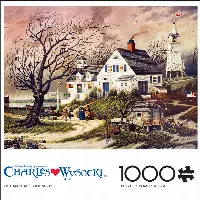 Buffalo Games Charles Wysocki - Old Martha's Vineyard 1000 Pieces Jigsaw Puzzle