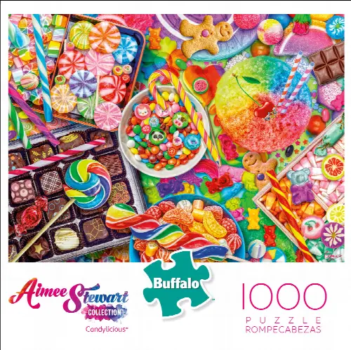 Buffalo Games Aimee Stewart Candylicious 1000 Pieces Jigsaw Puzzle - Image 1