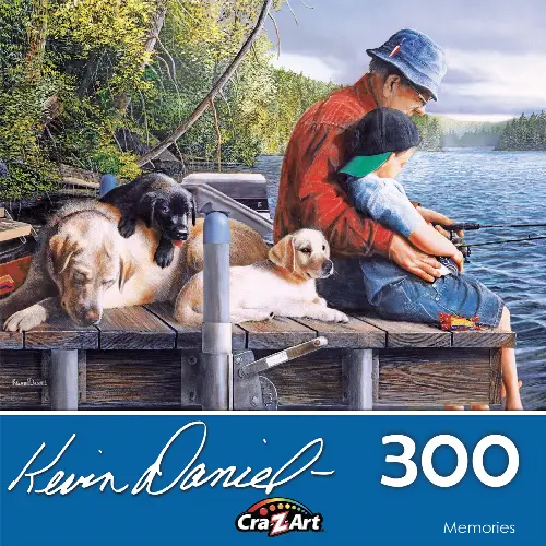 Cra-Z-Art Kevin Daniel 300 Piece Jigsaw Puzzle - Memories - Image 1