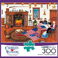 Buffalo Games - Charles Wysocki - The Quiltmakers - 300 Piece Jigsaw Puzzle