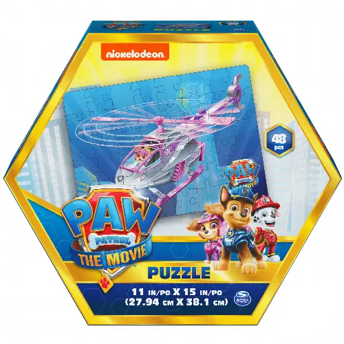 PAW Patrol The Movie, 48 Piece Jigsaw Puzzle for Kids Ages 4 and up, Skye - Image 1