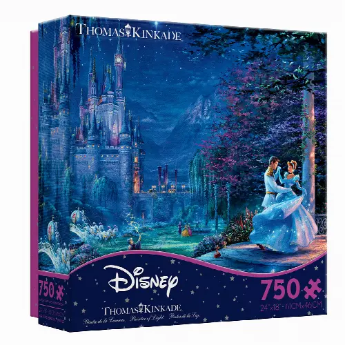 Ceaco - Thomas Kinkade - Disney - Cinderella - 750 Piece Interlocking Jigsaw Puzzle - Image 1