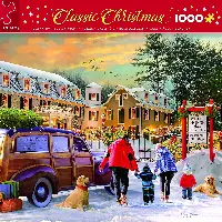 Ceaco - Christmas Classic - White Horse Inn - 1000 Piece Jigsaw Puzzle