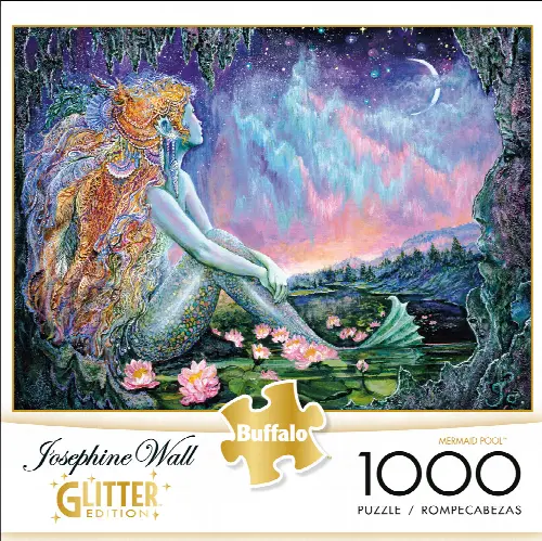 Buffalo Games Josephine Wall Mermaid Pool 1000 Pieces Jigsaw Puzzle - Image 1