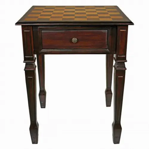 Design Toscano Walpole Manor Gaming Chess Table - Image 1