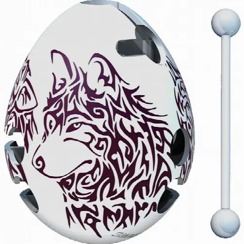 Smart Egg Labyrinth Puzzle - Wolf - Image 1