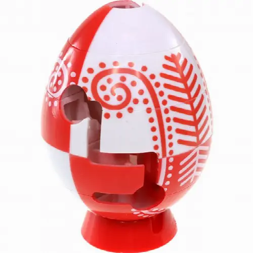 Smart Egg Labyrinth Puzzle - Easter Red - Image 1