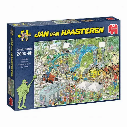 Jan van Haasteren Comic Puzzle - The Film Set (2000 Pieces) | Jigsaw - Image 1