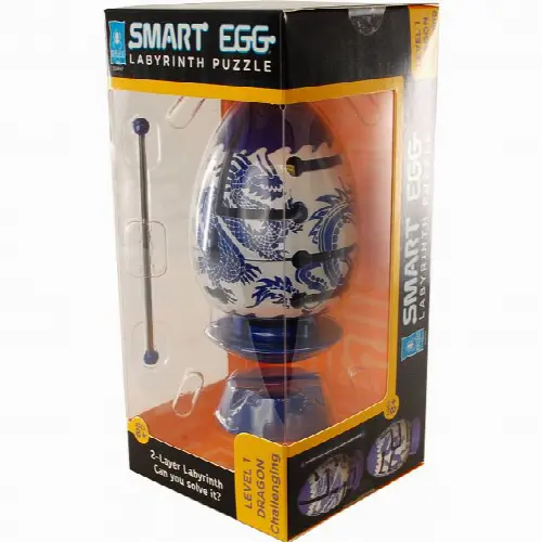 Smart Egg Labyrinth Puzzle - Blue Dragon - Level 1 - Image 1