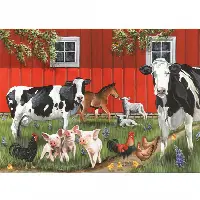 Red Barn Farm - Tray Puzzle | Jigsaw