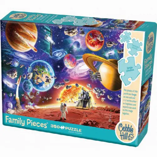 Space Travels - Family Pieces Puzzle | Jigsaw - Image 1