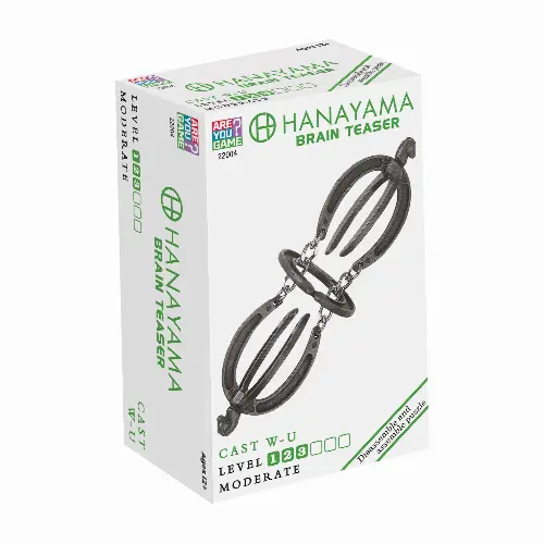 Hanayama Level 3 Cast Puzzle - W-U - Image 1