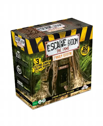 Identity Games Escape Room The Game Family Edition with 3 Exciting Jungle Escape Rooms - Image 1