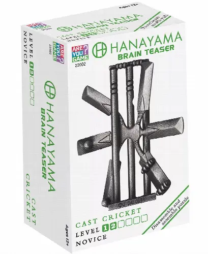 Hanayama Level 2 Cast Puzzle - Cricket - Image 1