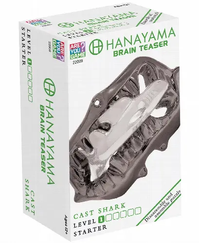 Hanayama Level 1 Cast Puzzle - Shark - Image 1