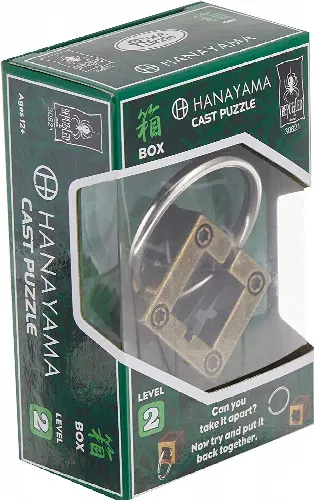 Hanayama Level 2 Cast Puzzle - Box - Image 1