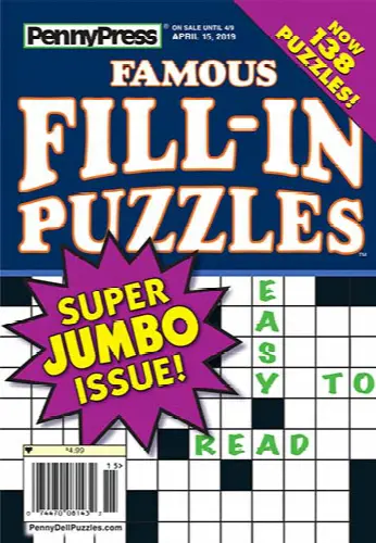 Penny's Famous Fill-In Puzzles Magazine Subscription - Image 1