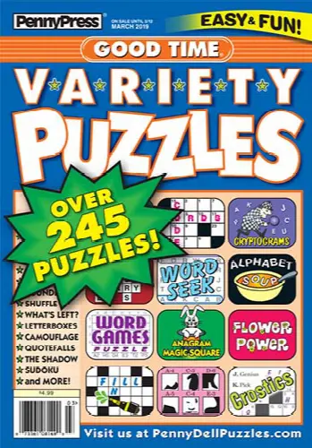 Good Time Variety Puzzles Magazine Subscription - Image 1