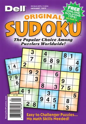 Dell Original Sudoku Magazine Subscription - Image 1