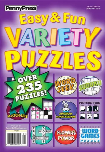 Approved Easy & Fun Variety Puzzles Magazine Subscription - Image 1