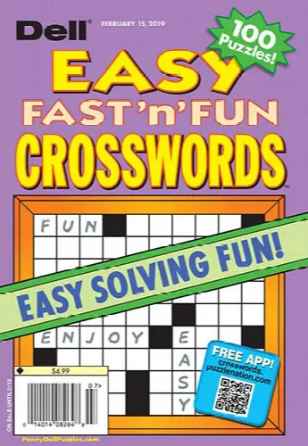 Dell's Best Easy Fast 'n' Fun Crosswords Magazine Subscription - Image 1
