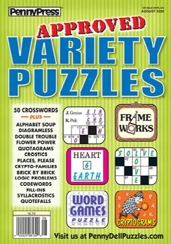 Approved Variety Puzzles Magazine Subscription - Image 1