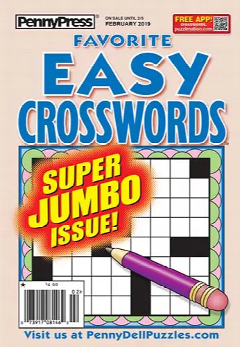 Favorite Easy Crosswords Magazine Subscription - Image 1