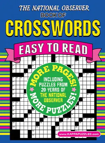 National Observer Book of Crosswords Magazine - Image 1